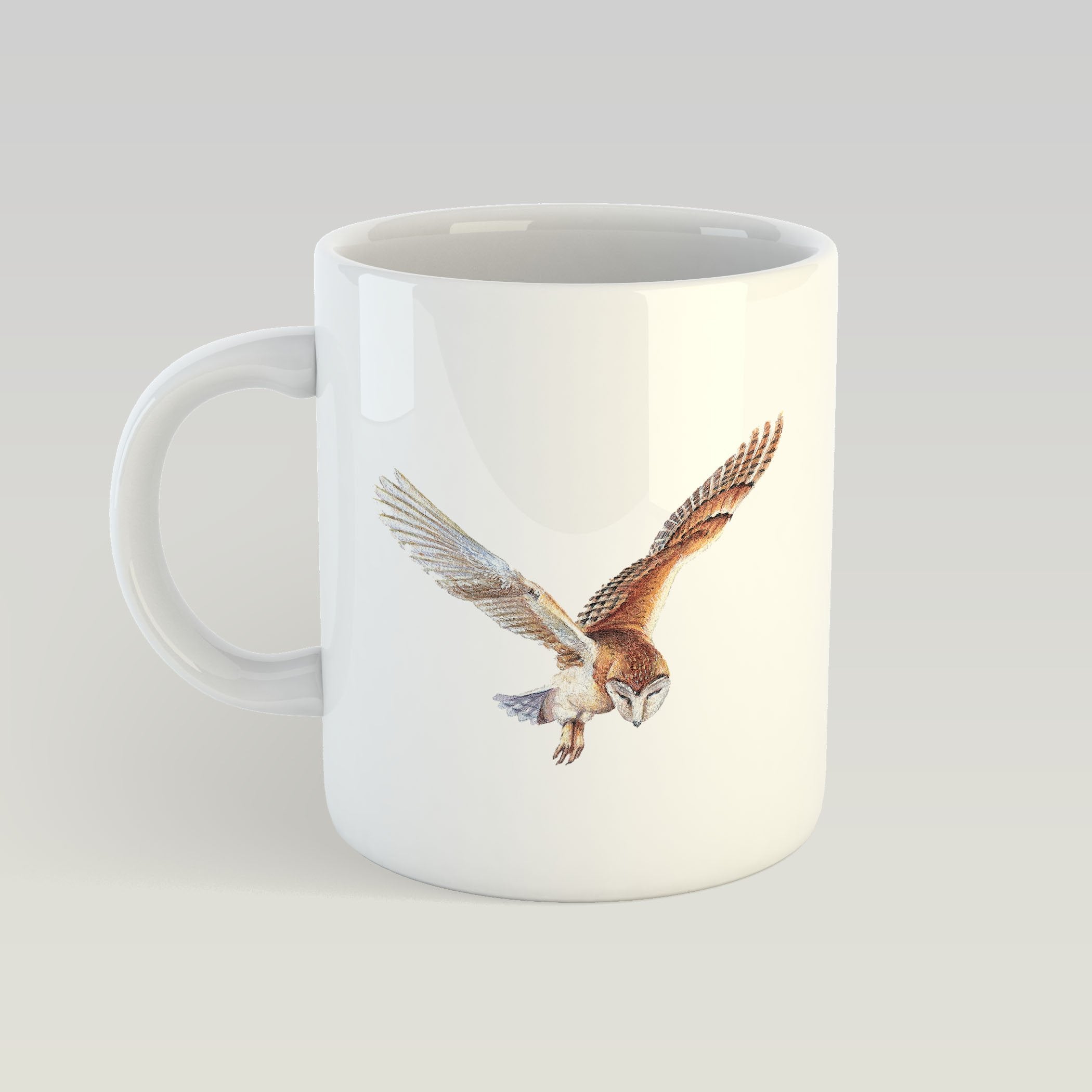 Barn Owl in Flight Mug - Countryman John