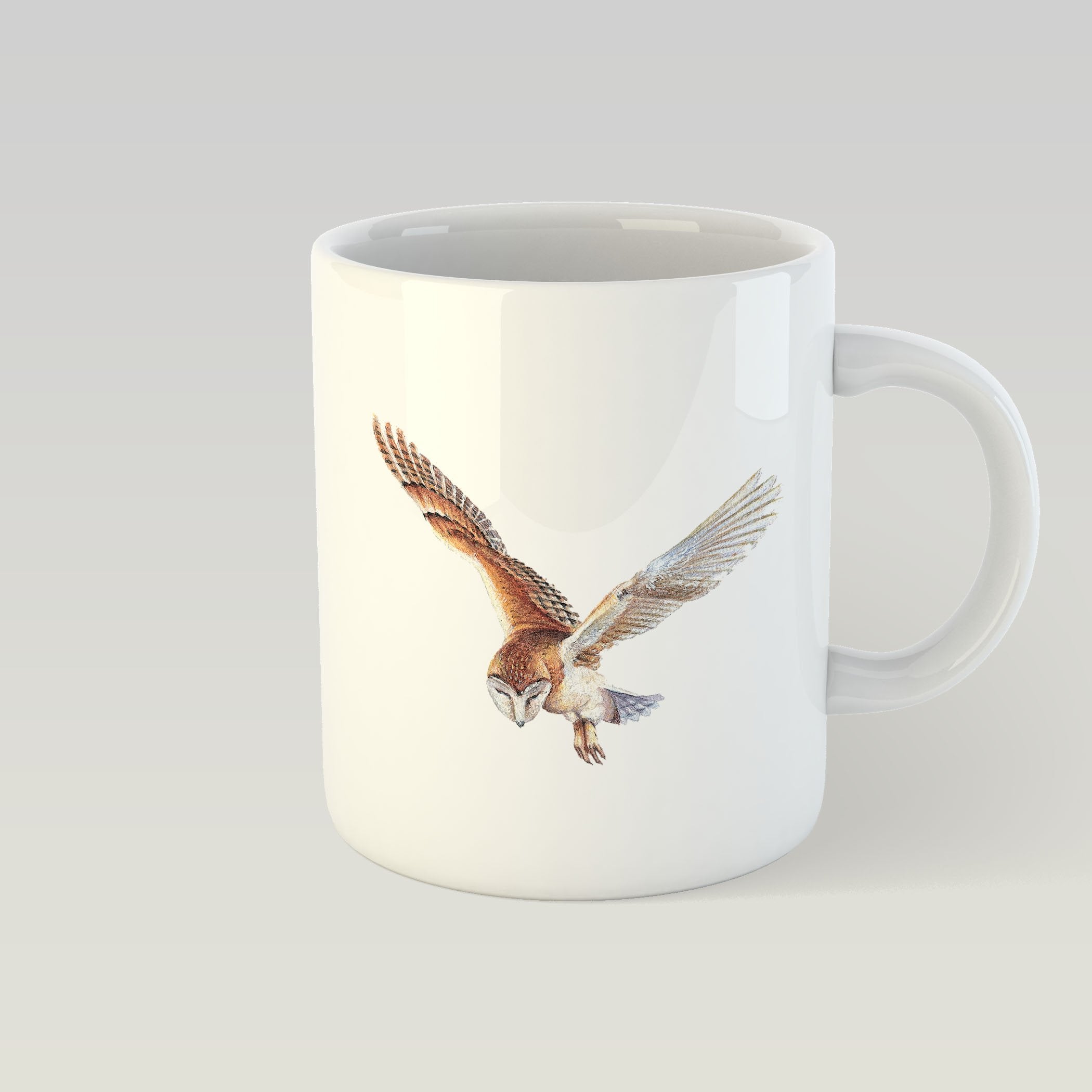 Barn Owl in Flight Mug - Countryman John
