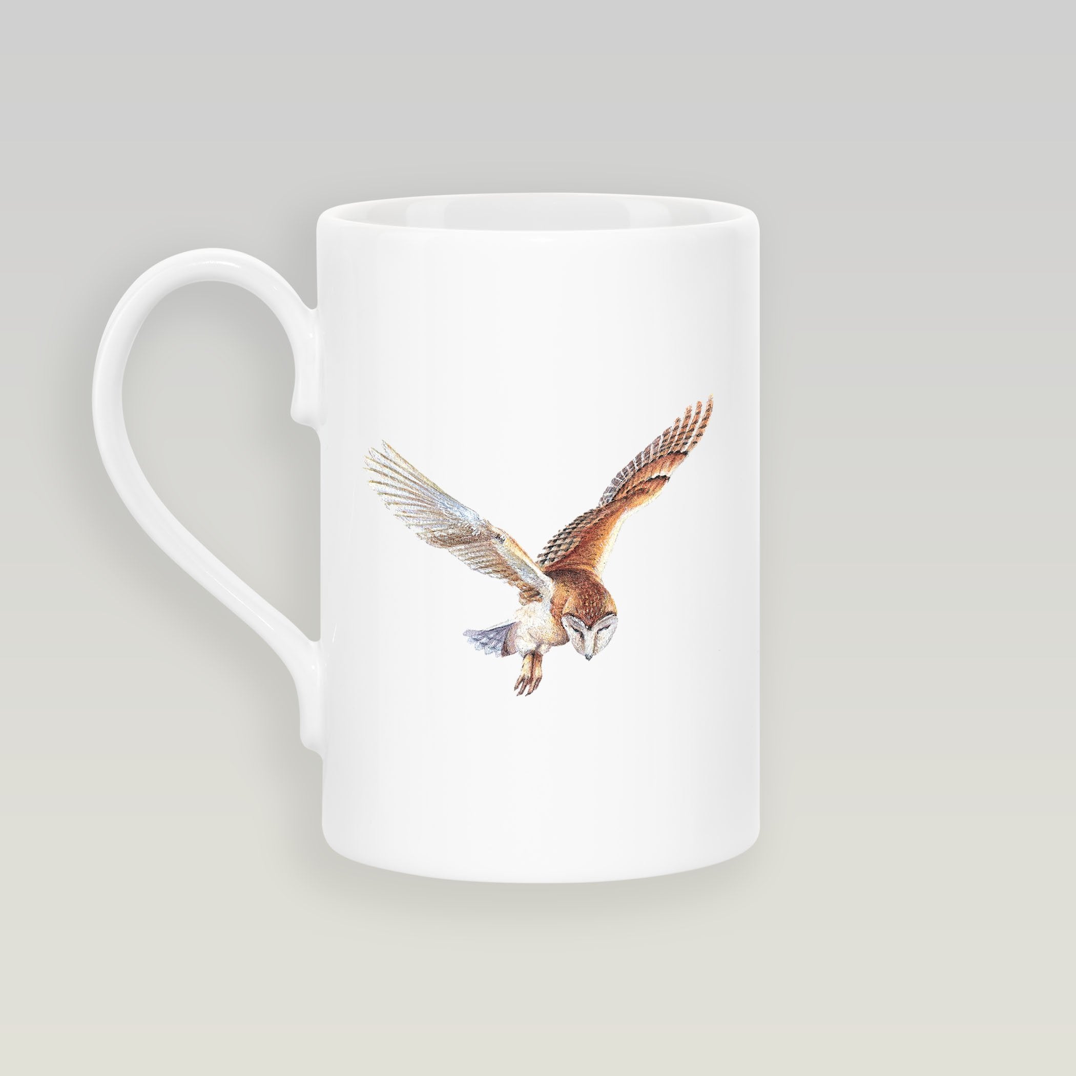 Barn Owl in Flight Slim Mug - Countryman John