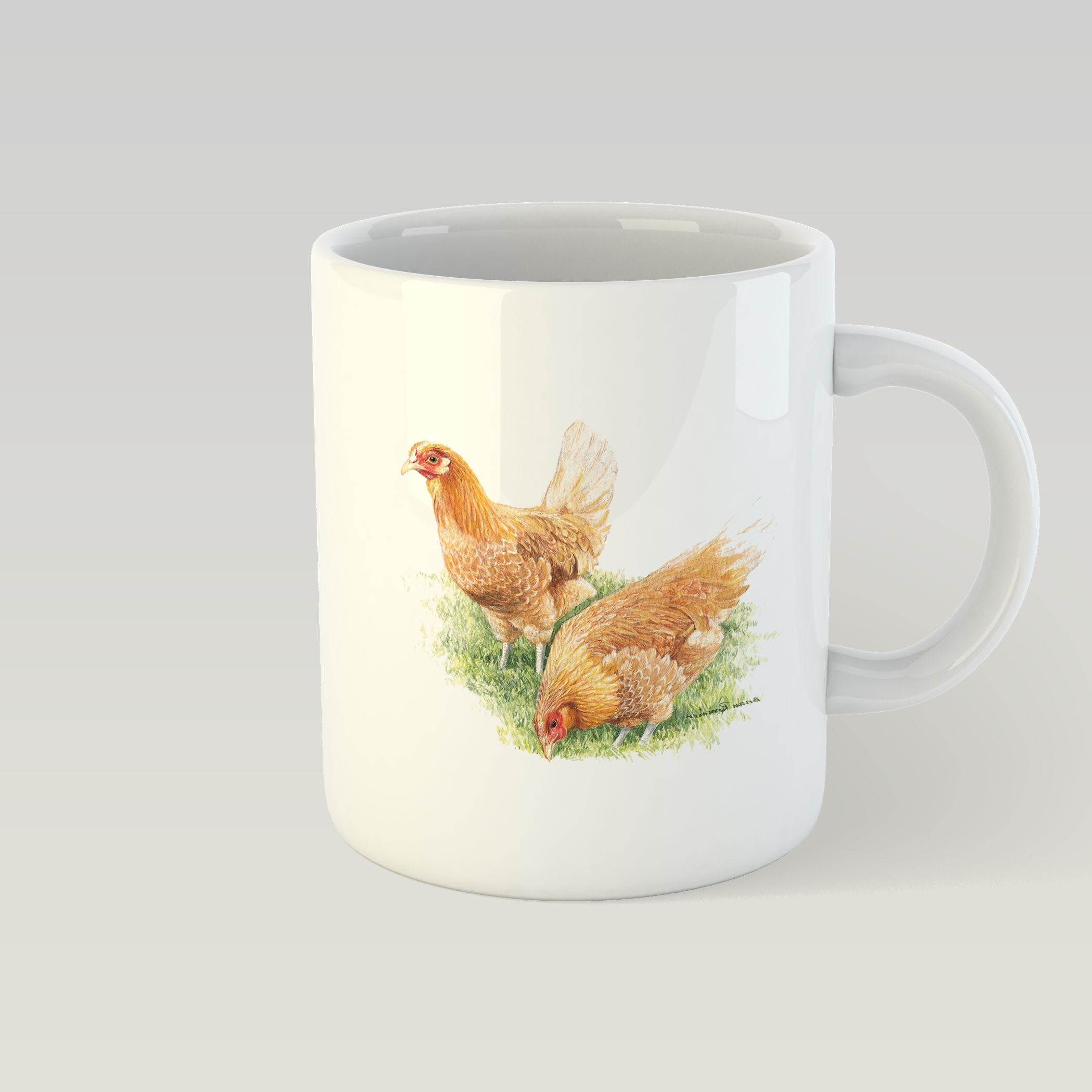 Feeding Hens Mug - Countryman John