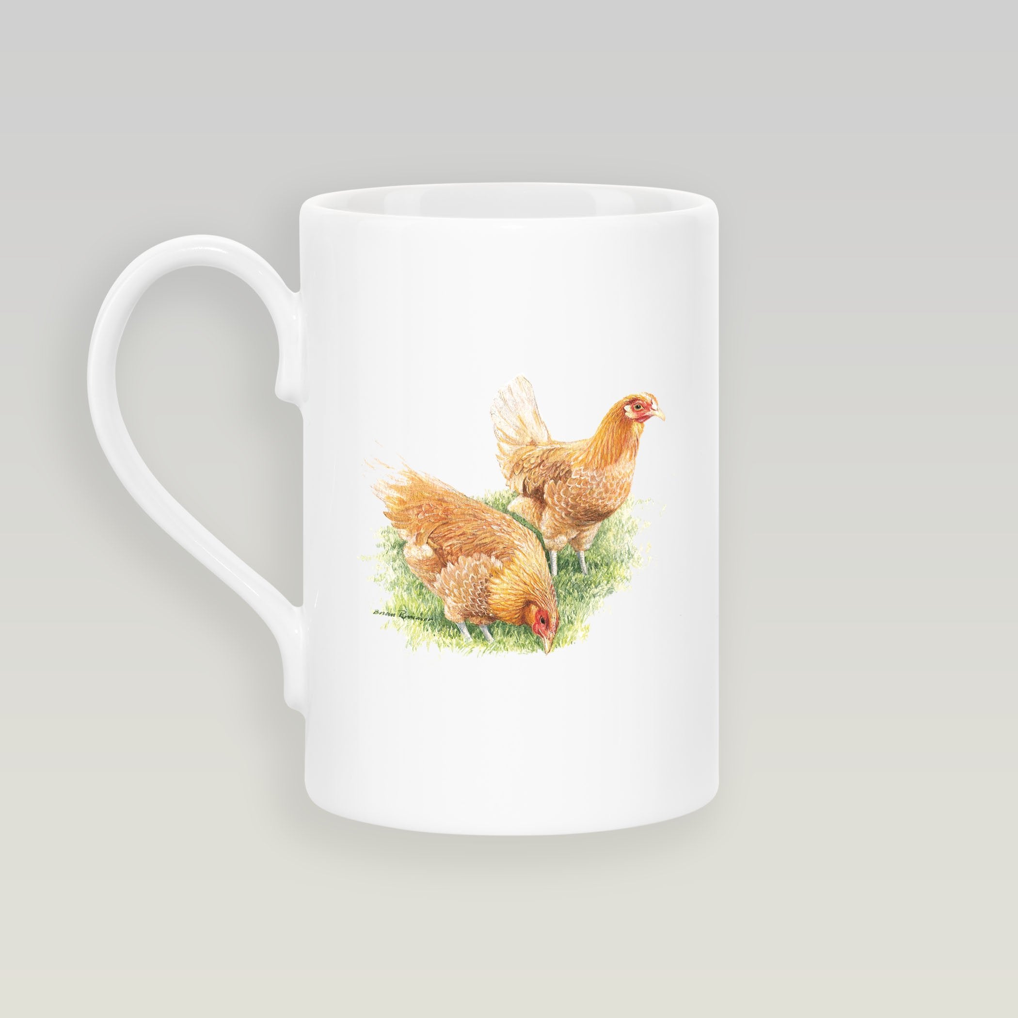Feeding Hens Slim Mug - Countryman John