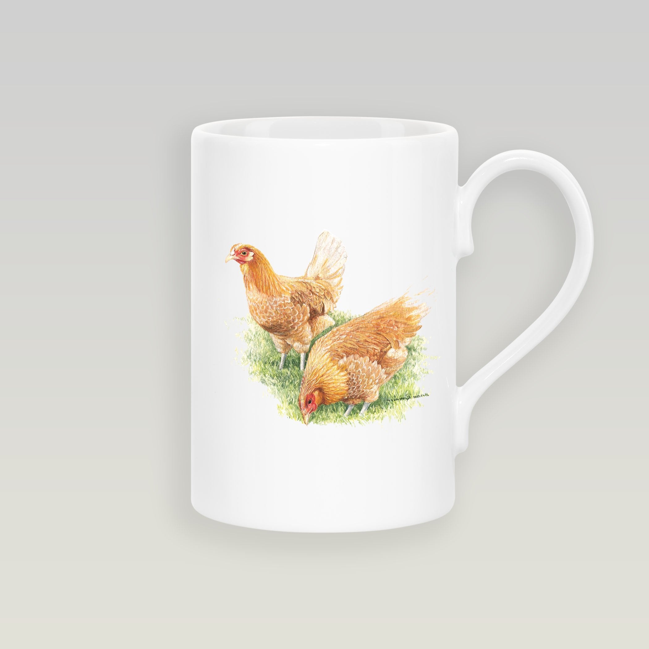 Feeding Hens Slim Mug - Countryman John