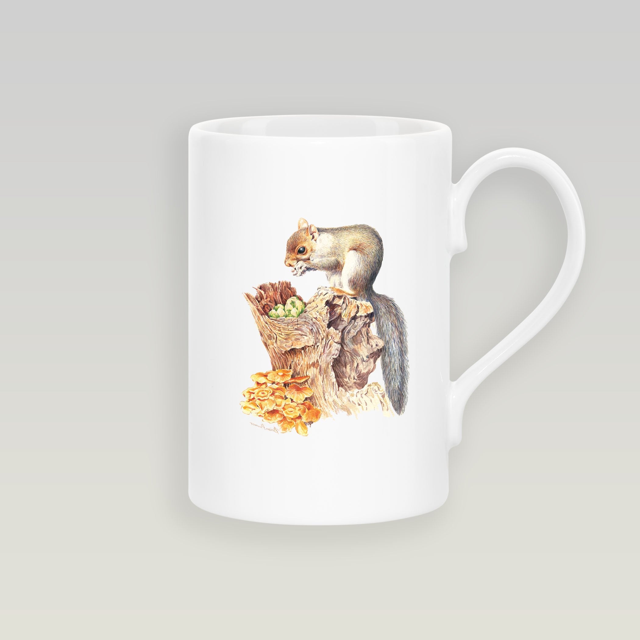 Grey Squirrel Slim Mug - Countryman John