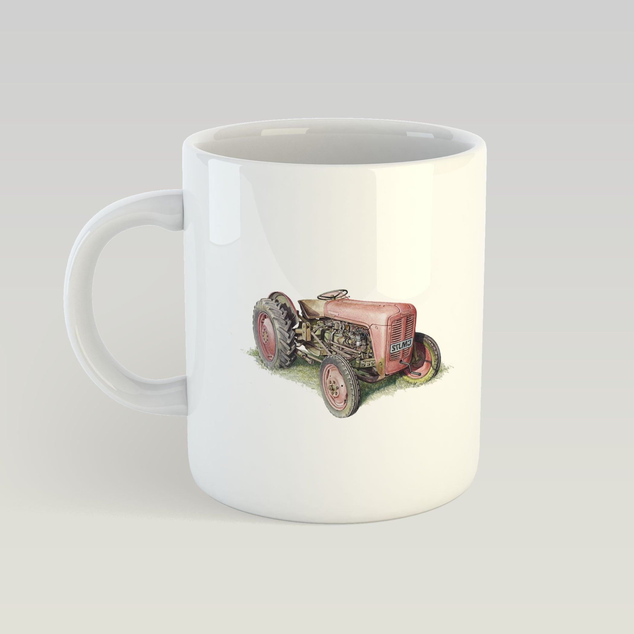 Red Fergusson Tractor Mug - Countryman John