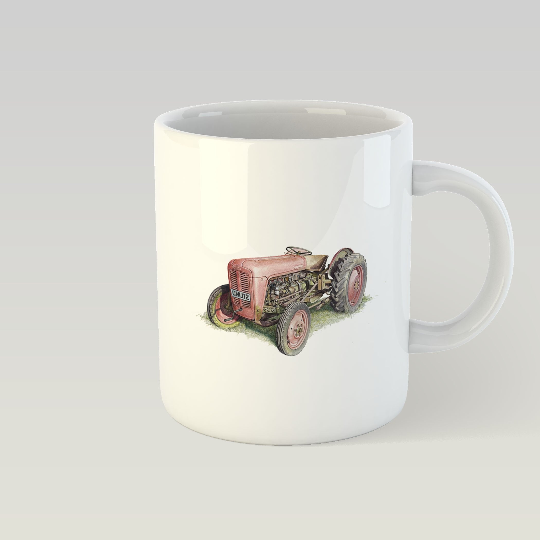 Red Fergusson Tractor Mug - Countryman John
