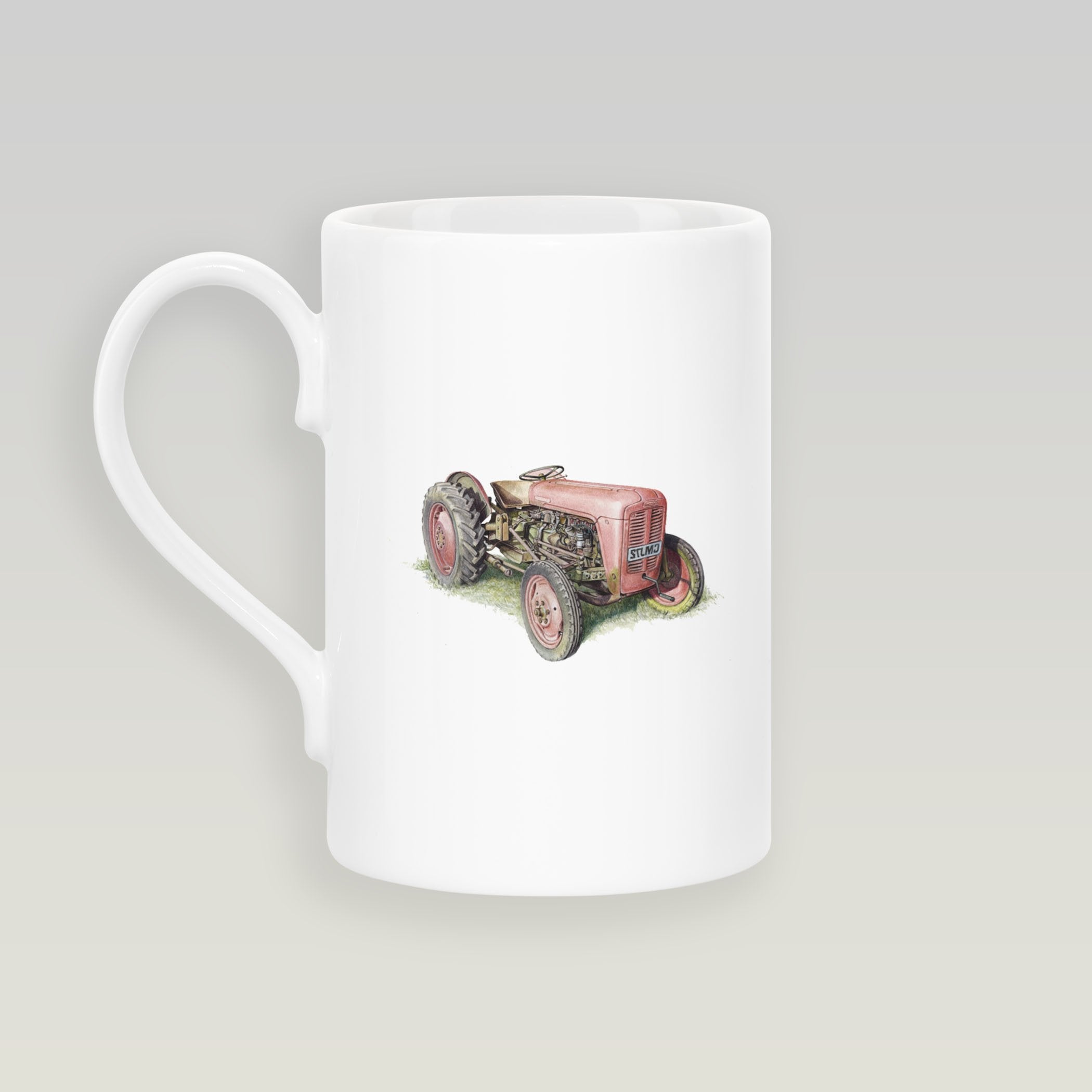 Red Fergusson Tractor Slim Mug - Countryman John