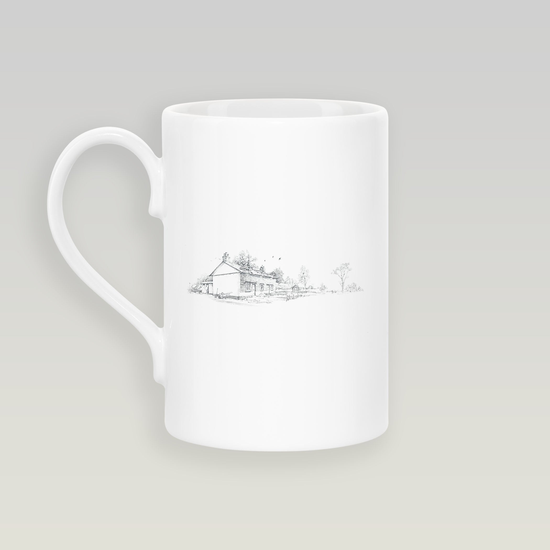 Country Cottages Slim Mug - Countryman John