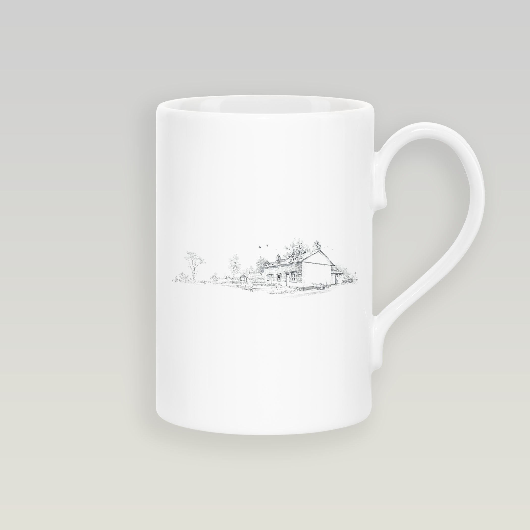 Country Cottages Slim Mug - Countryman John