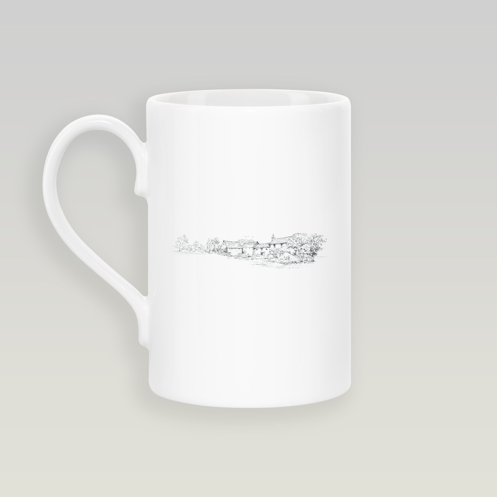 Country Farm House Slim Mug - Countryman John