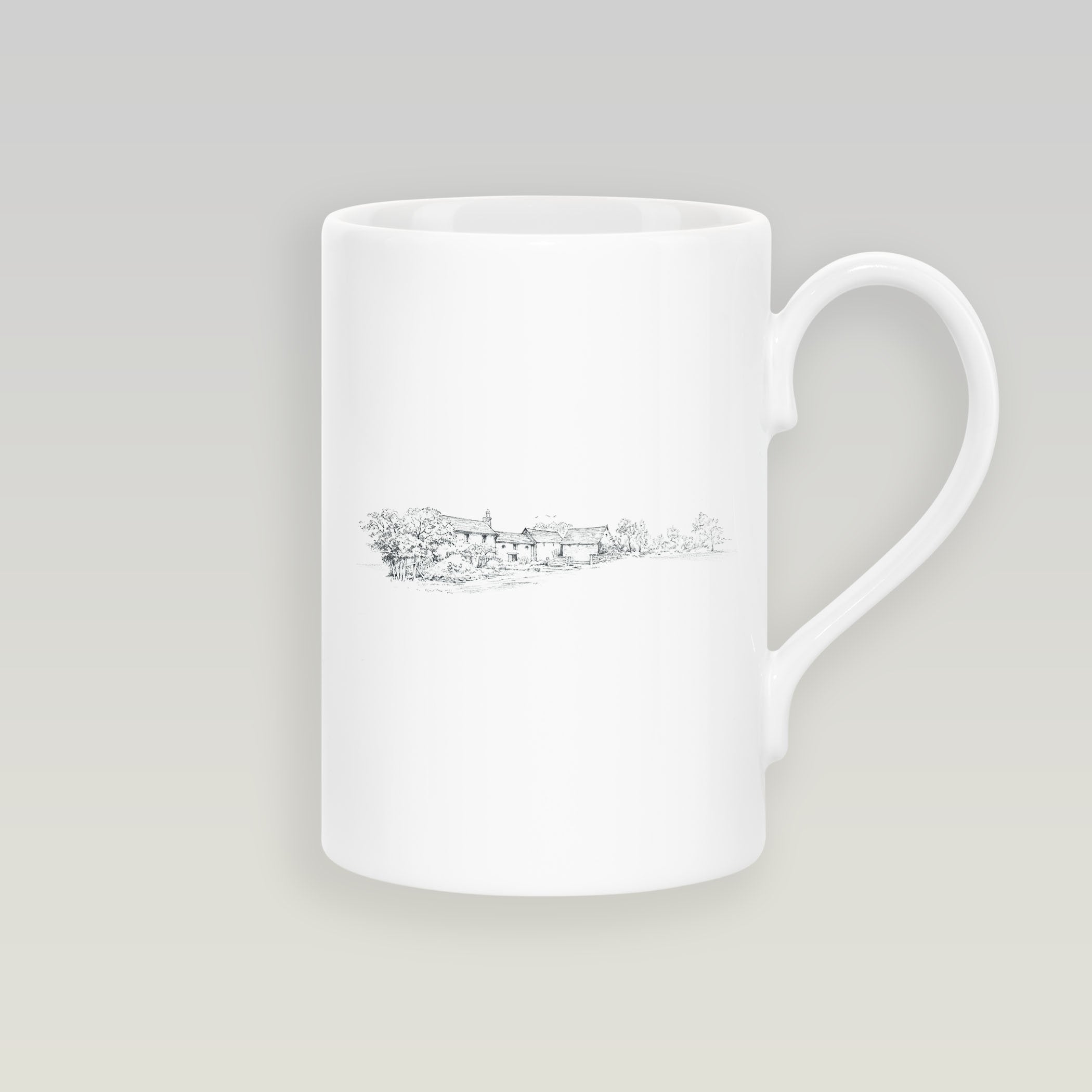 Country Farm House Slim Mug - Countryman John
