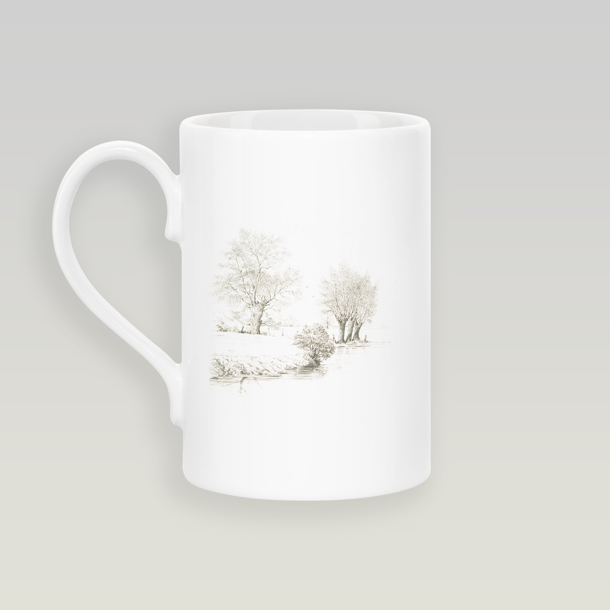 Trees along the Riverbank Slim Mug - Countryman John
