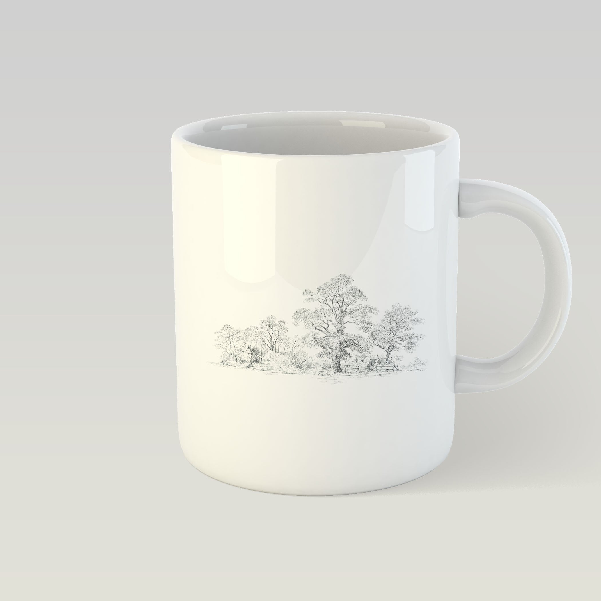 Wide Wood Mug - Countryman John