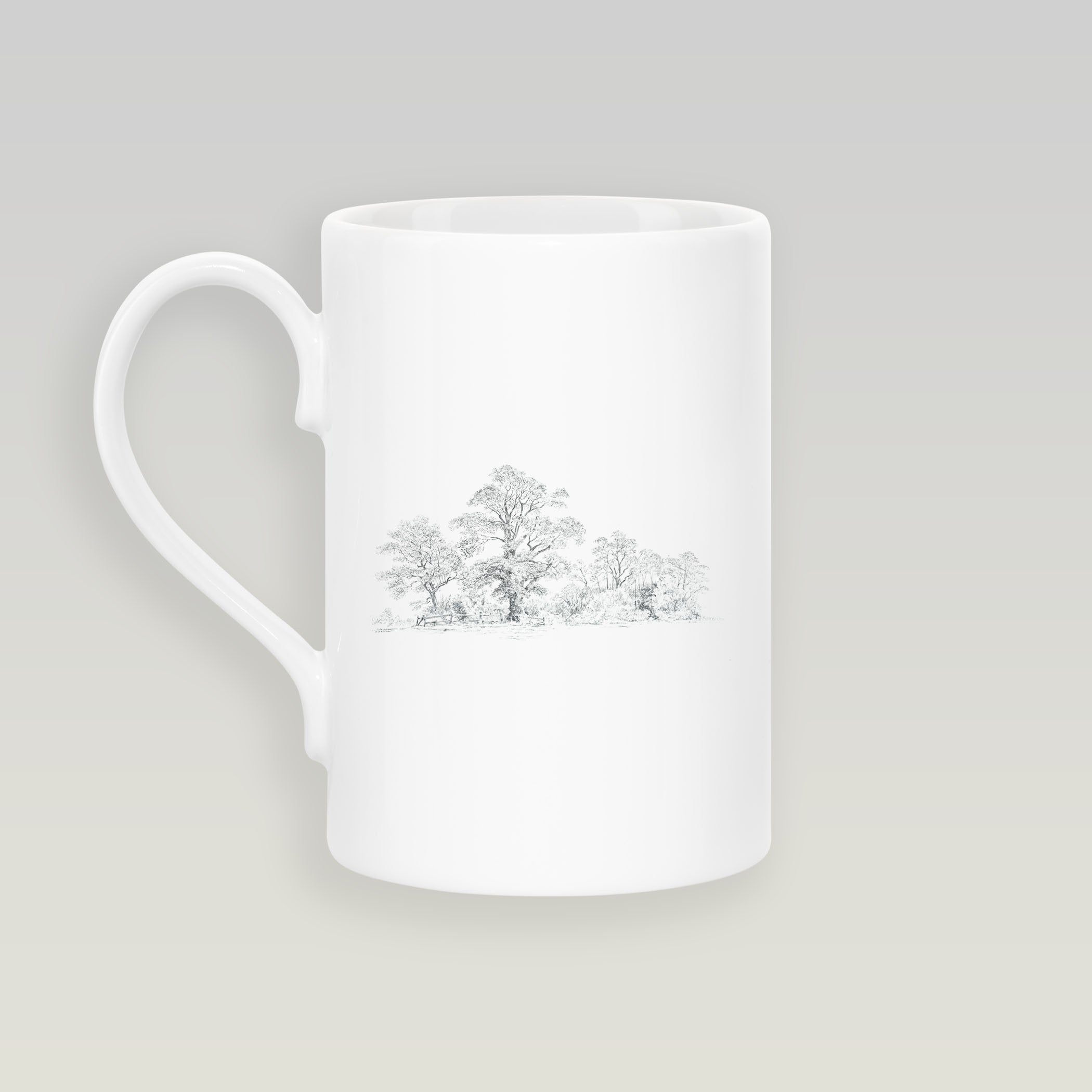 Wide Wood Slim Mug - Countryman John