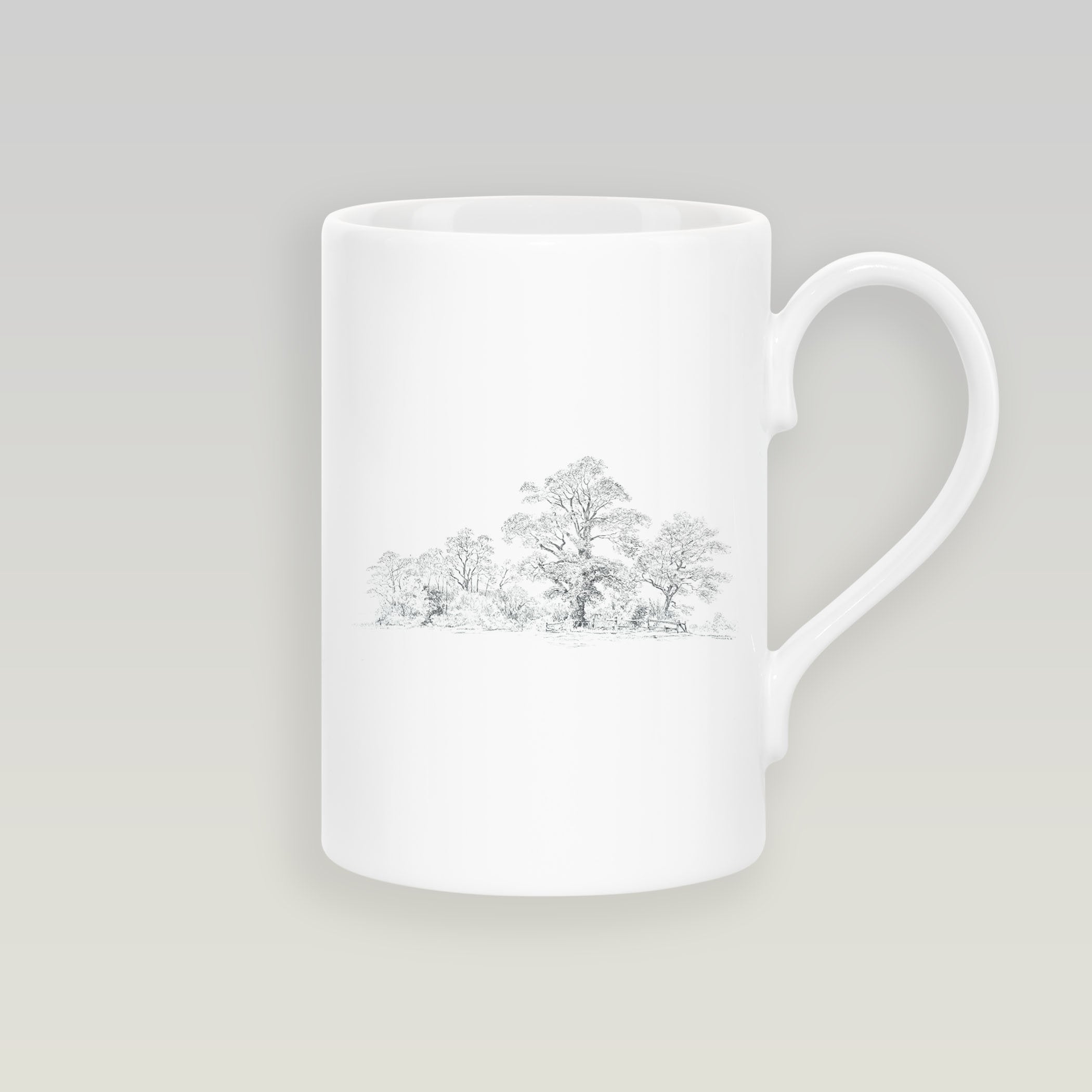 Wide Wood Slim Mug - Countryman John