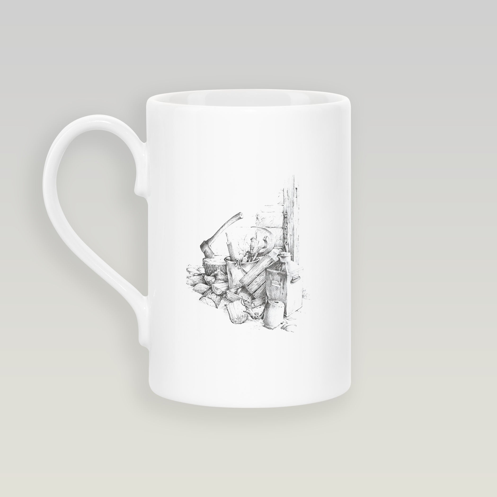 Woodpile and Axe Slim Mug - Countryman John