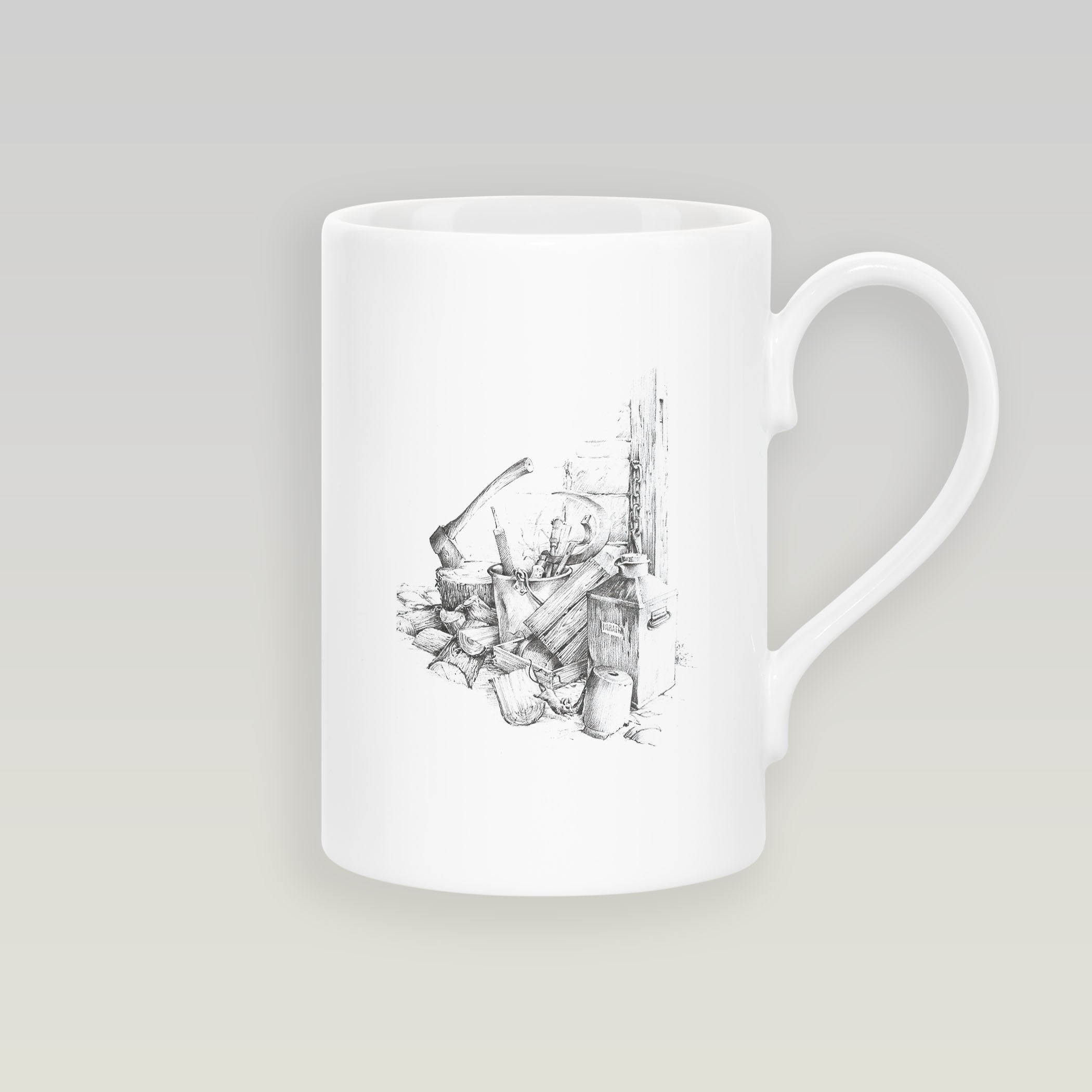 Woodpile and Axe Slim Mug - Countryman John