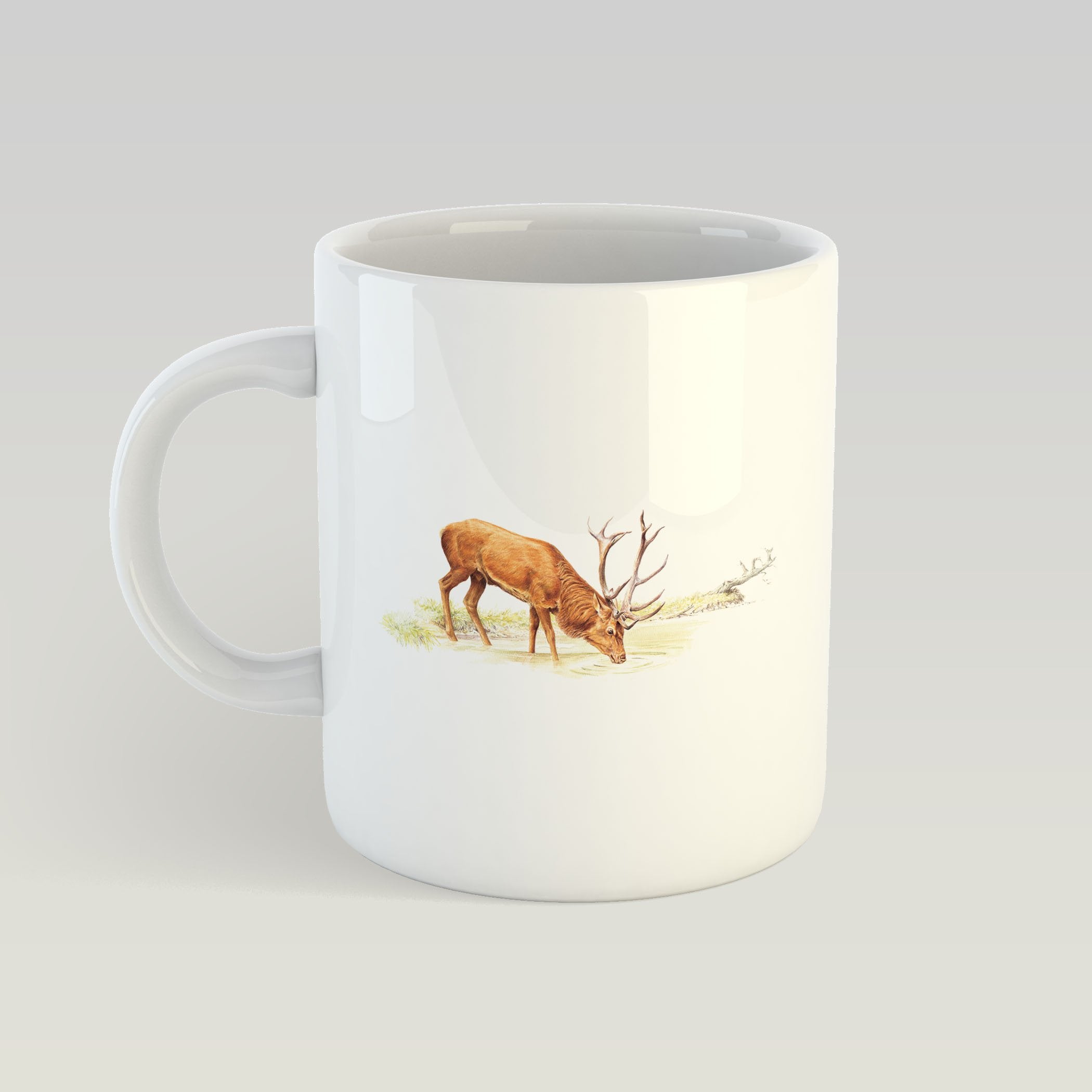 Drinking Red Stag Mug - Countryman John
