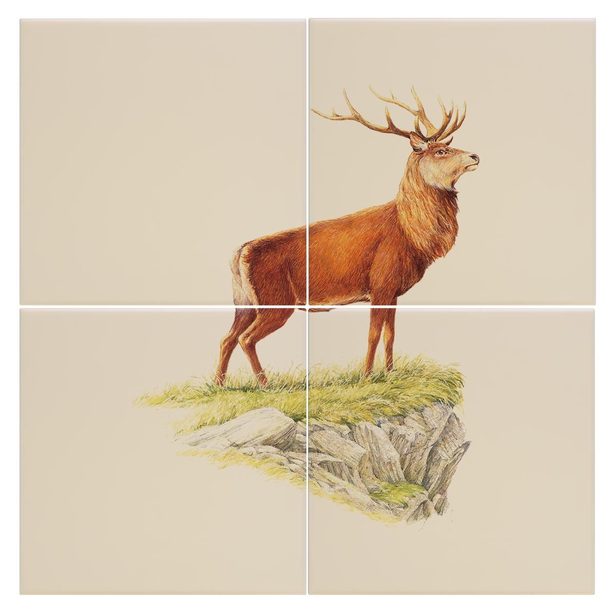 Glorious Stag Tile - Countryman John