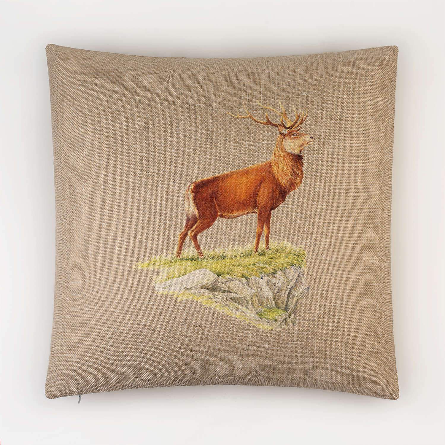 Glorious Stag Cushion - Countryman John