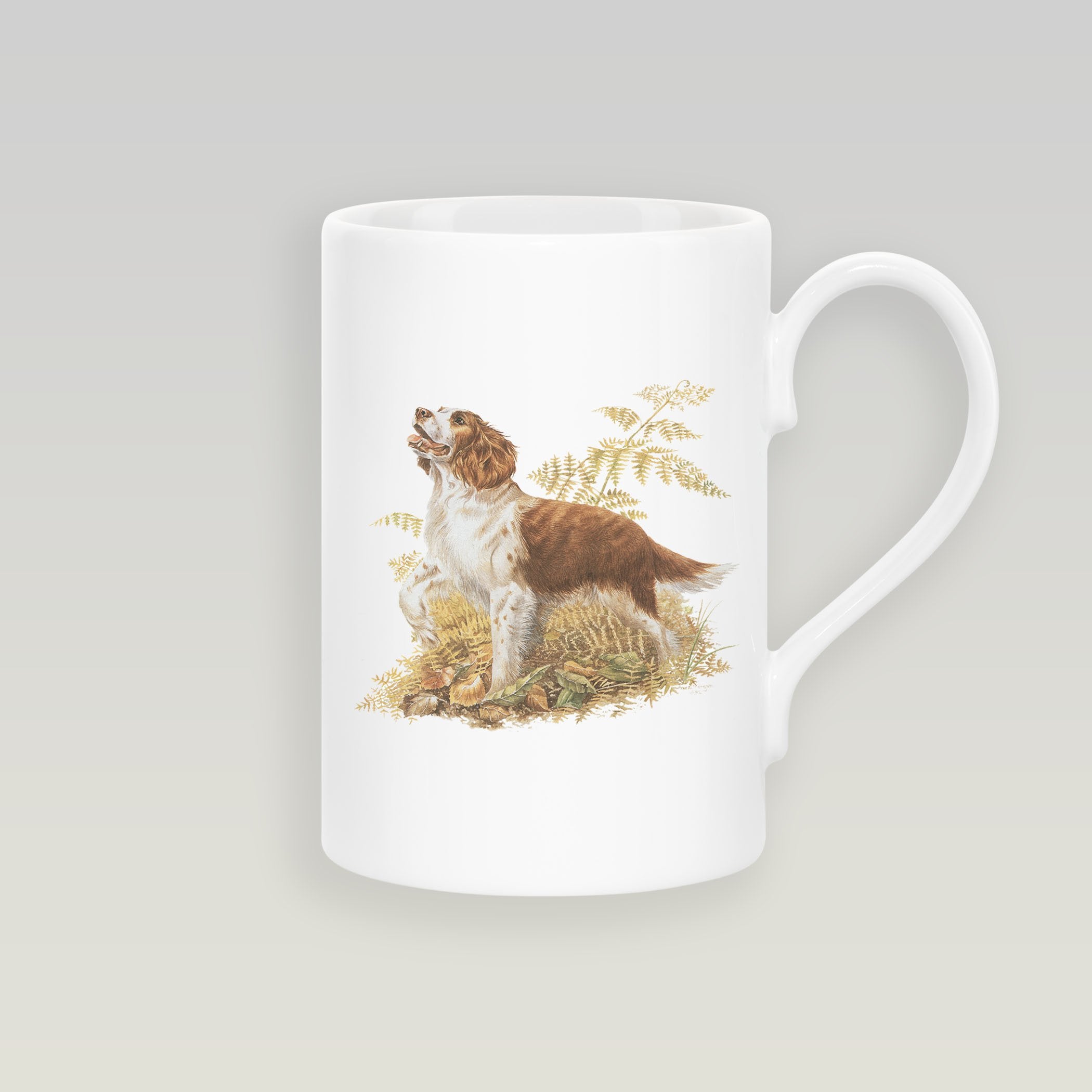 Brown and White Springer Spaniel Slim Mug - Countryman John