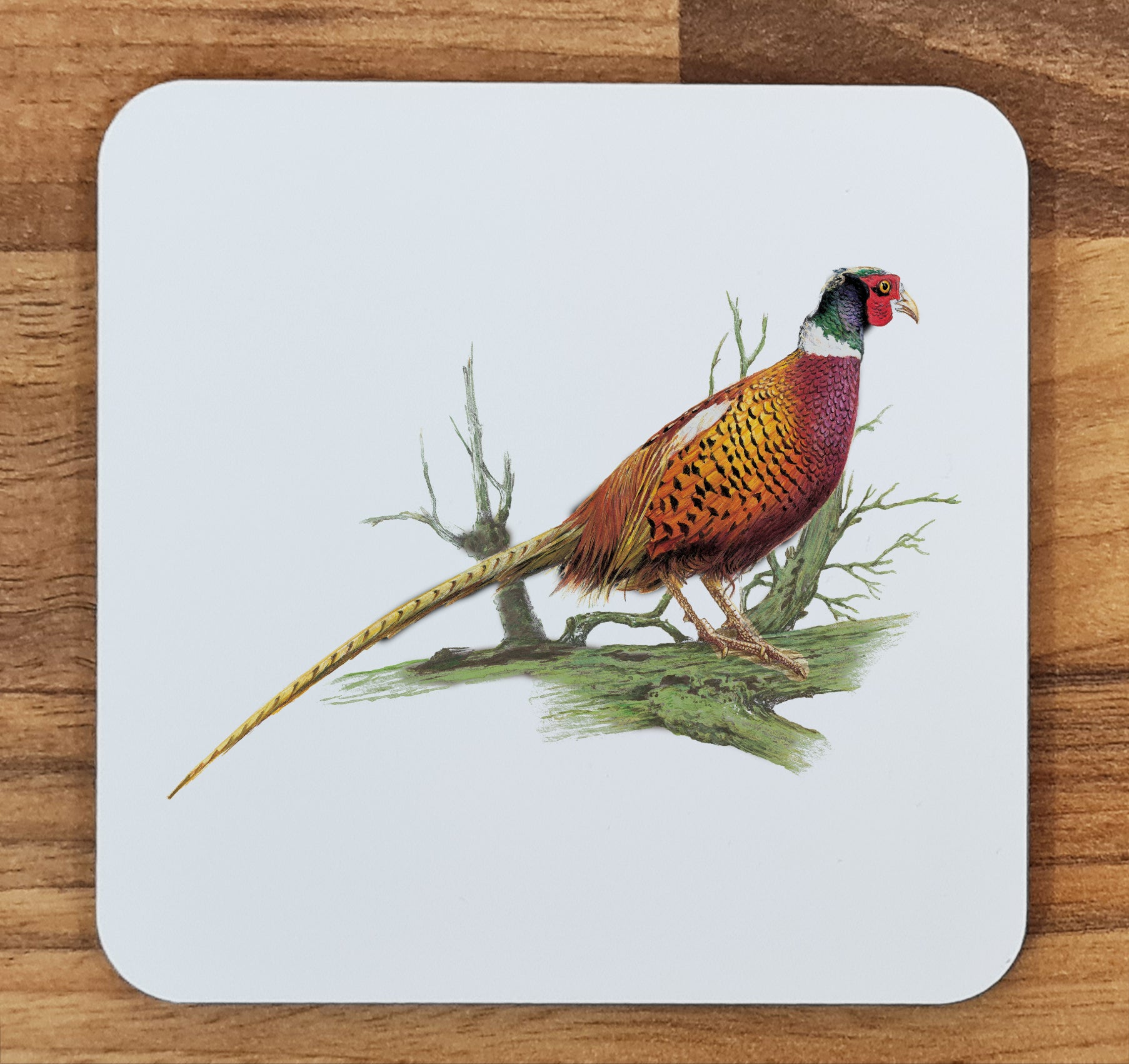 pheasant coaster