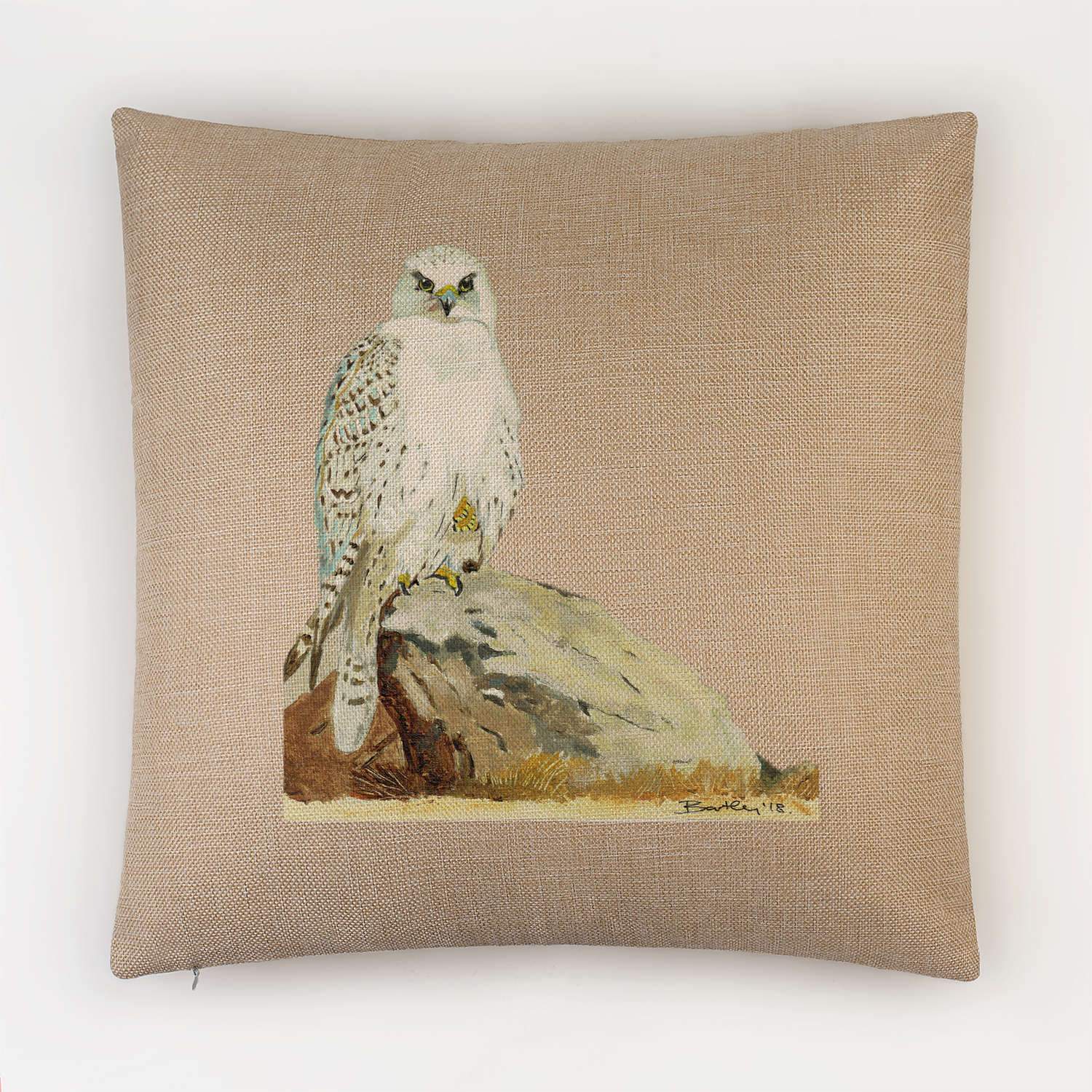 Gyr Falcon Cushion - Countryman John