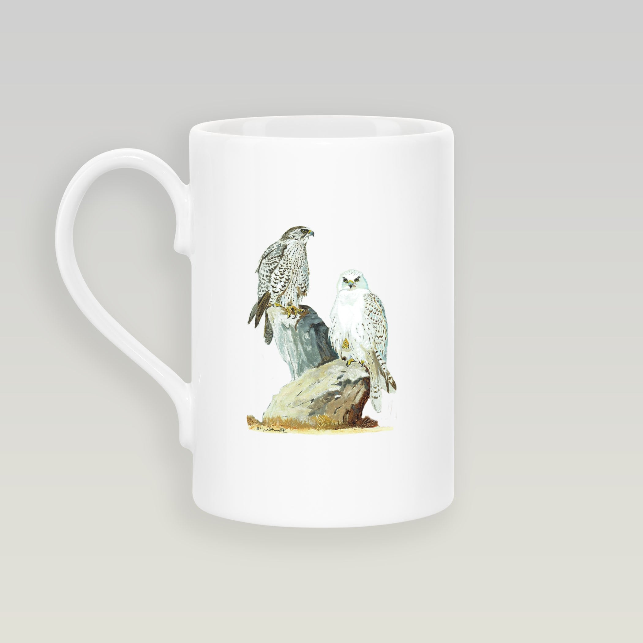 Sahar and Gyr Falcons Slim Mug - Countryman John