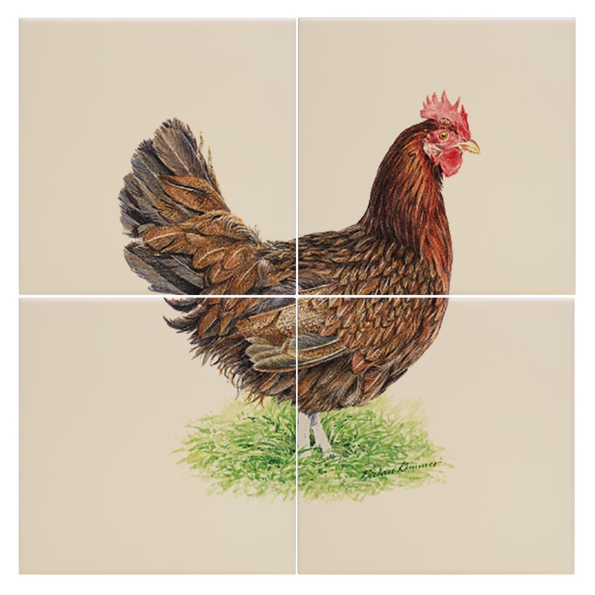 Hen Tile - Countryman John