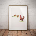 Hens Wall Art Print - Countryman John