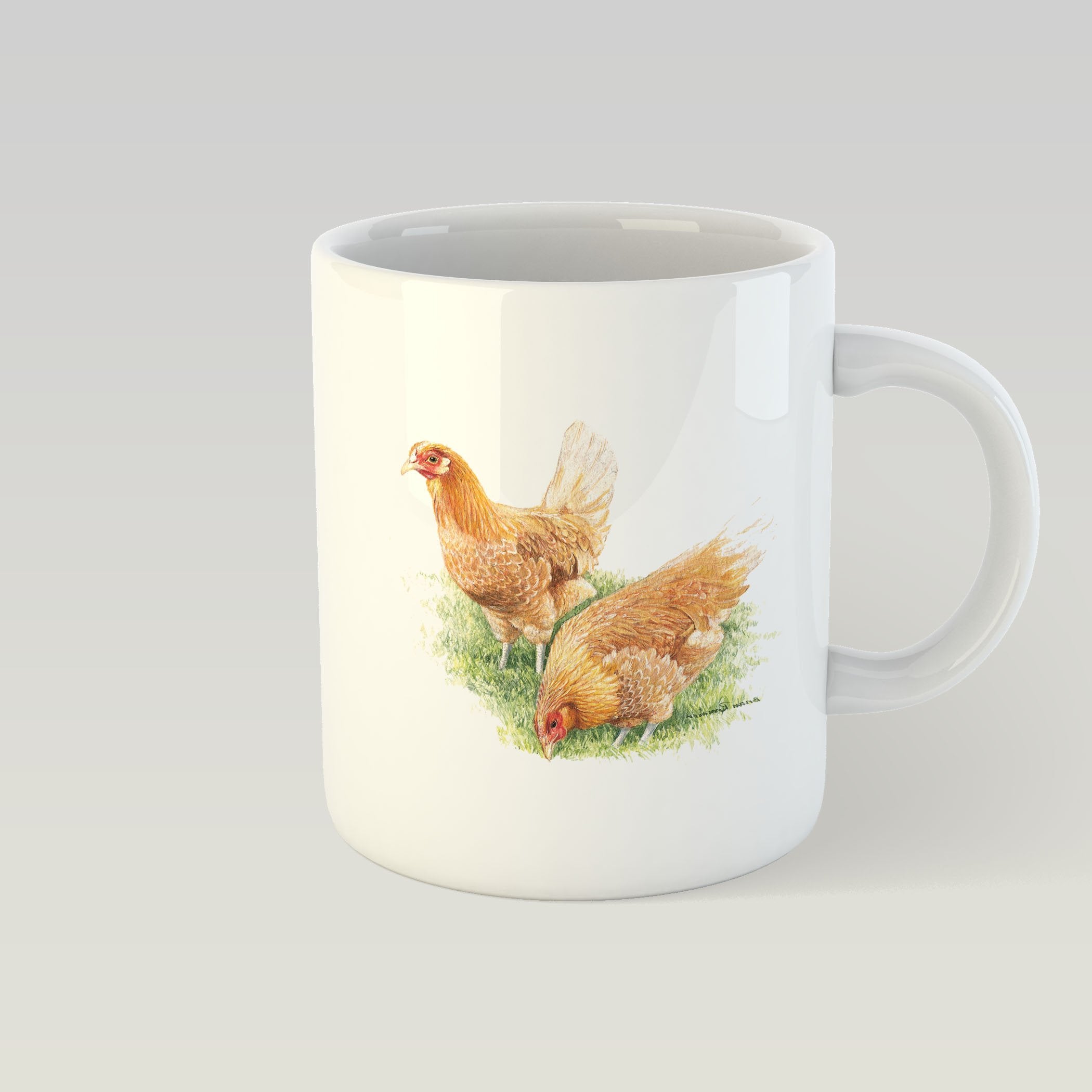  Feeding Hens Mug - Countryman John