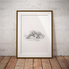 Wary Rabbits Wall Art Print - Countryman John