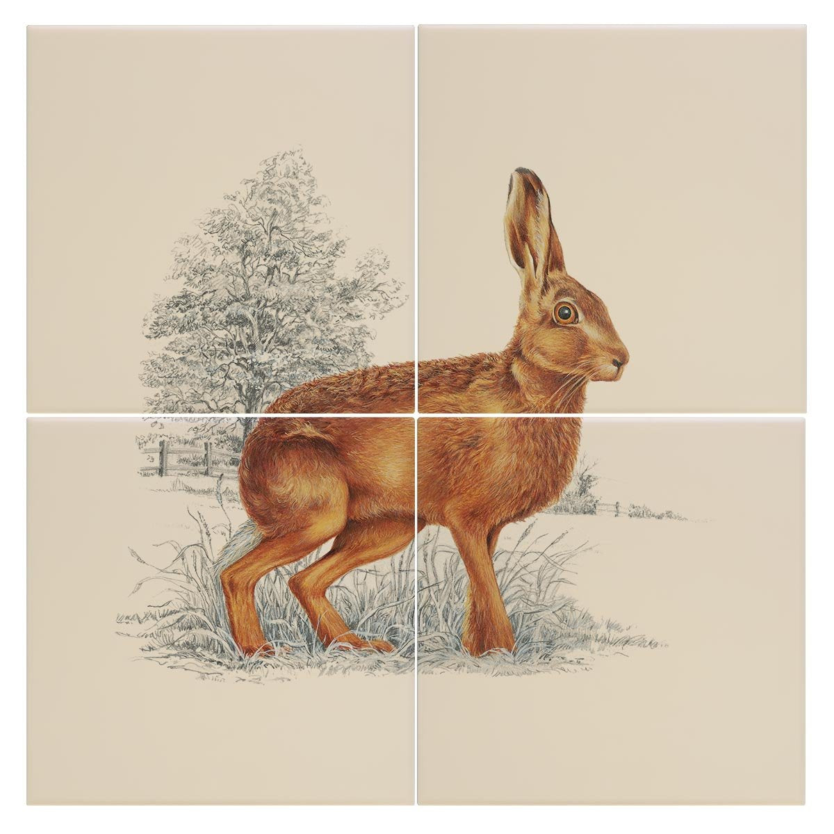 Hare Tile - Countryman John