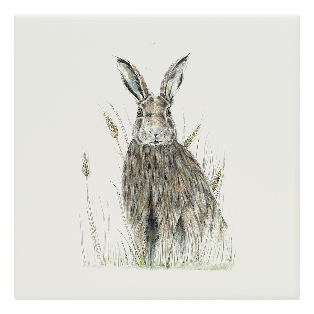 Hare in Wheat Tile - Countryman John