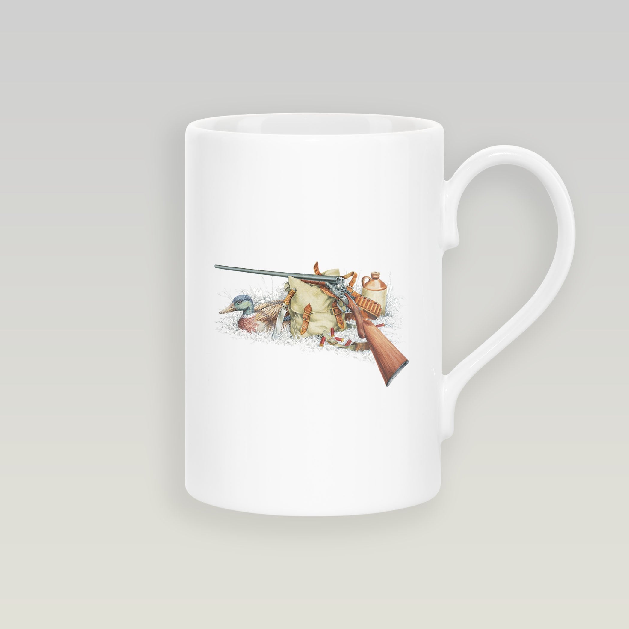  Shotgun and Mallard Slim Mug - Countryman John