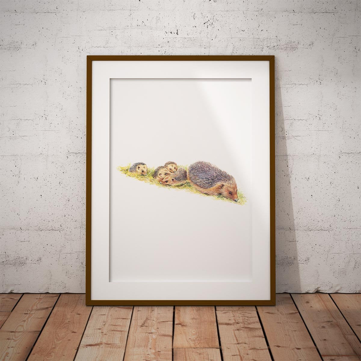 Hedgehogs Wall Art Print - Countryman John