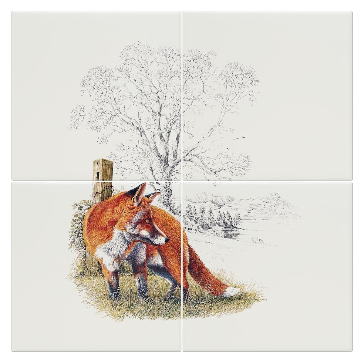 Fox Tile - Countryman John