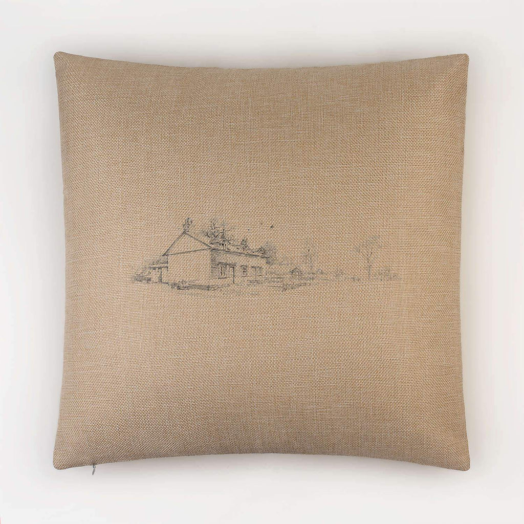 Country Cottages Cushion - Countryman John