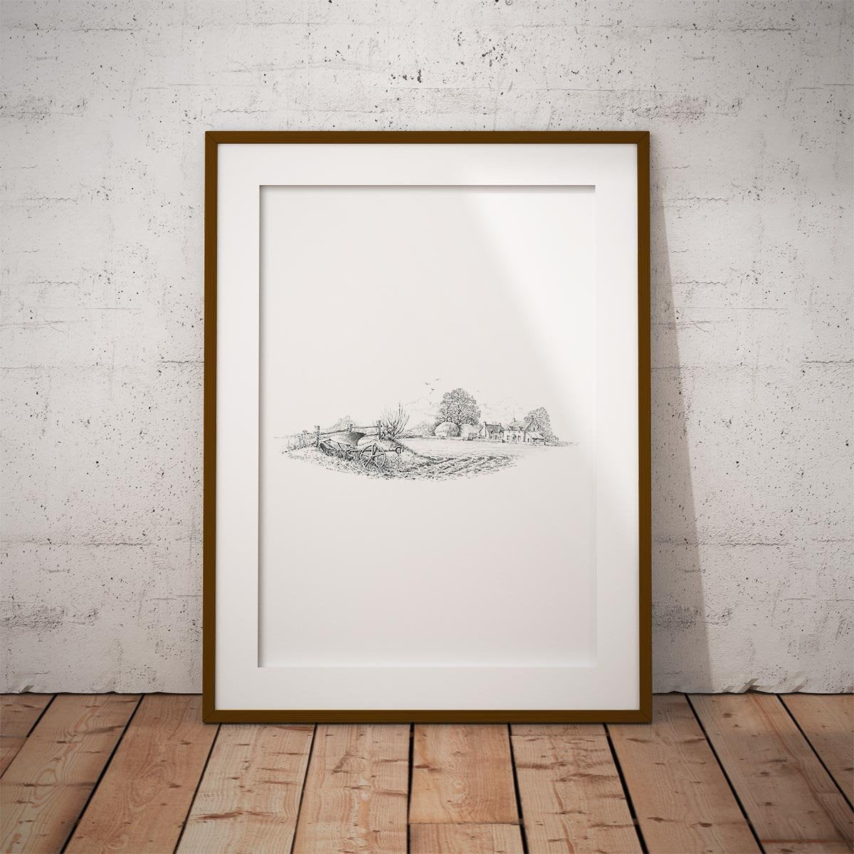 Idle Plough Wall Art Print - Countryman John