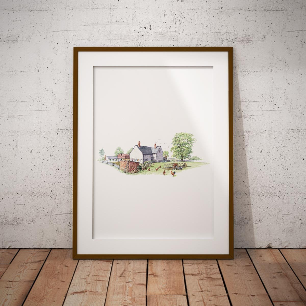 Farm House Wall Art Print - Countryman John