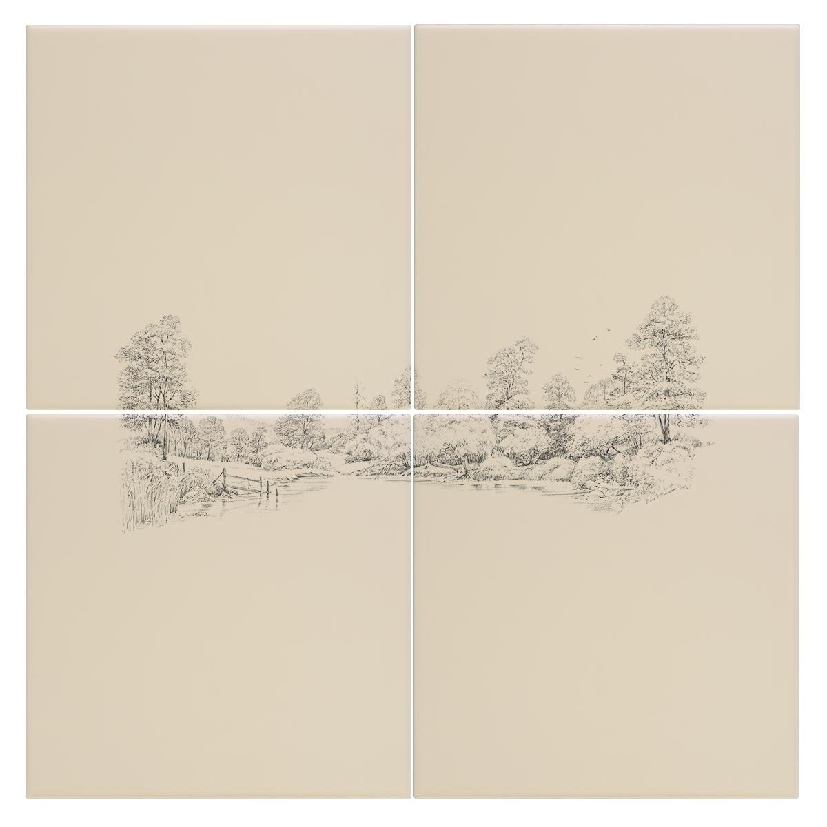 Countryside Panorama Tile - Countryman John