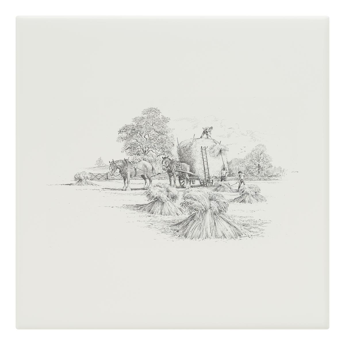 Harvest Time Tile - Countryman John