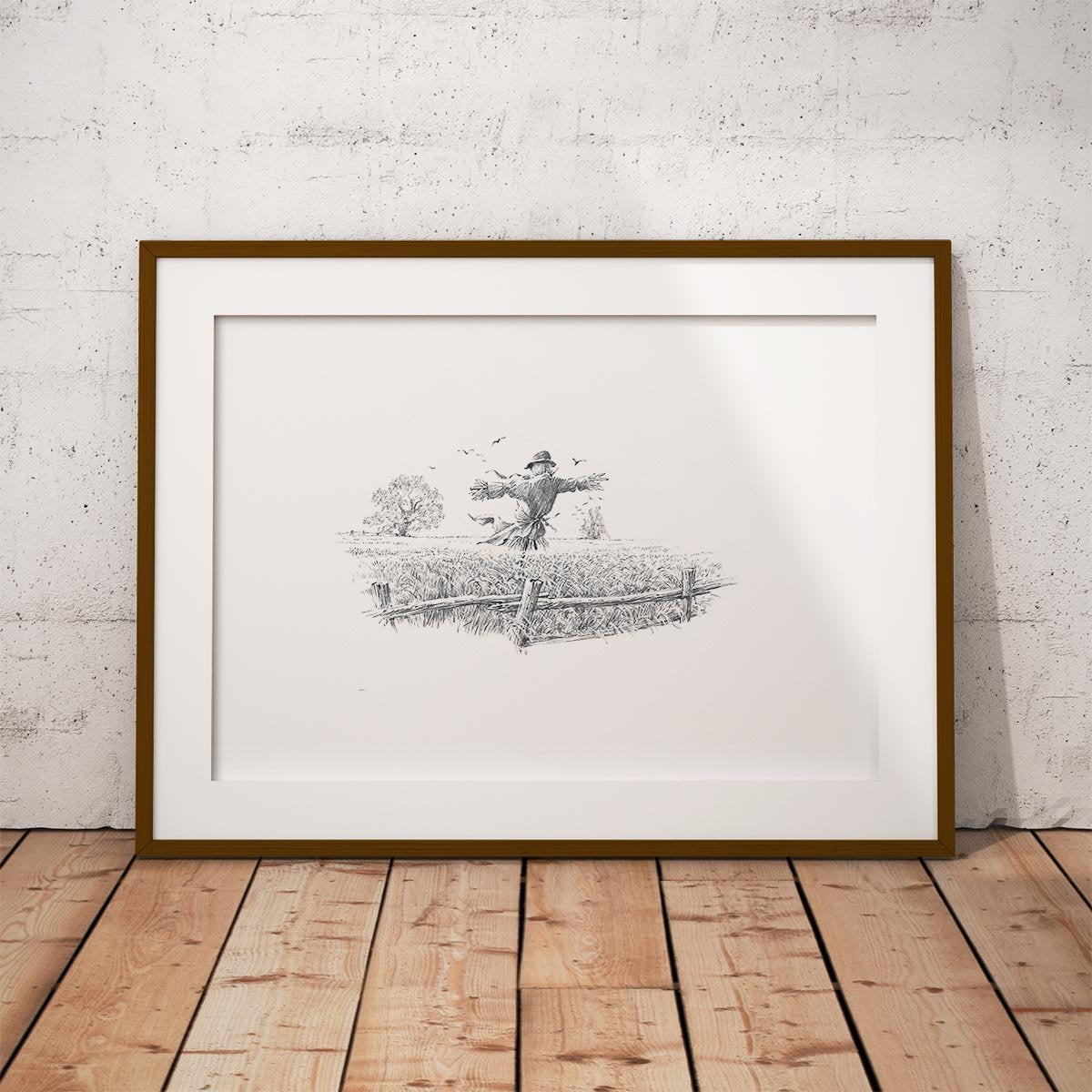 Scarecrow Wall Art Print - Countryman John