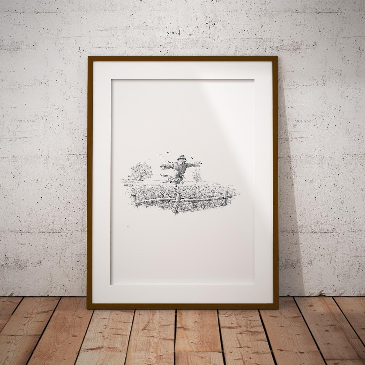 Scarecrow Wall Art Print - Countryman John