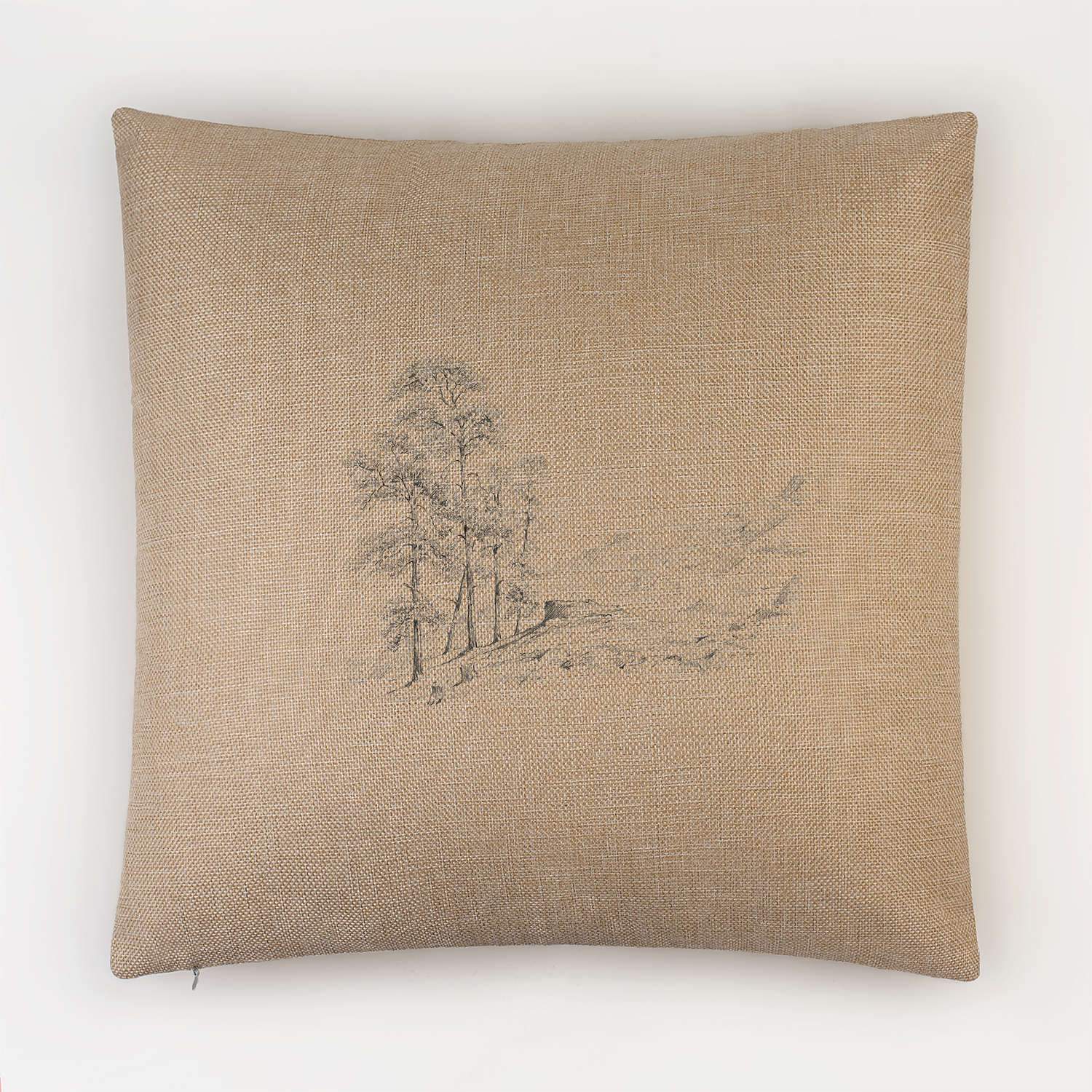 Tree and Hills Cushion - Countryman John