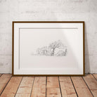 Trees and Lane Wall Art Print - Countryman John