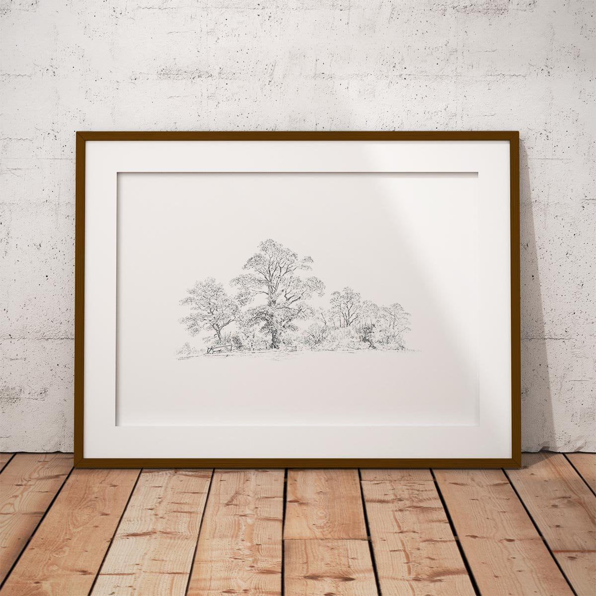 Wide Wood Wall Art Print - Countryman John