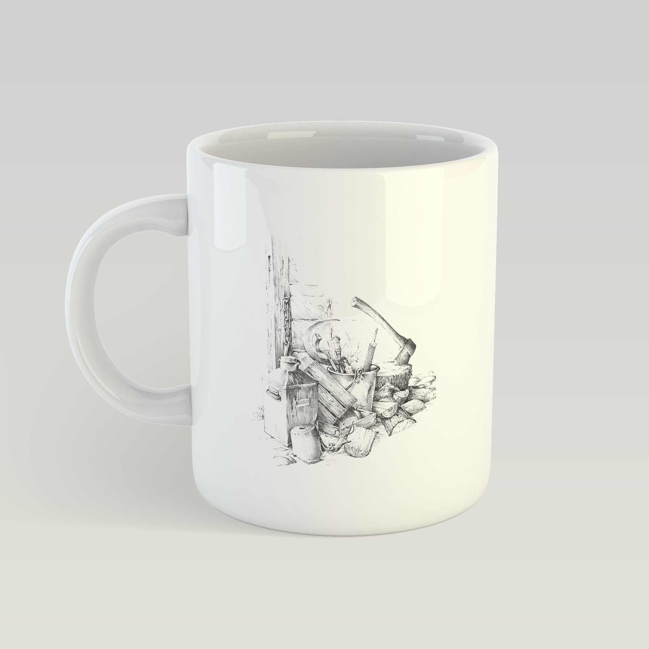  Woodpile and Axe Mug - Countryman John