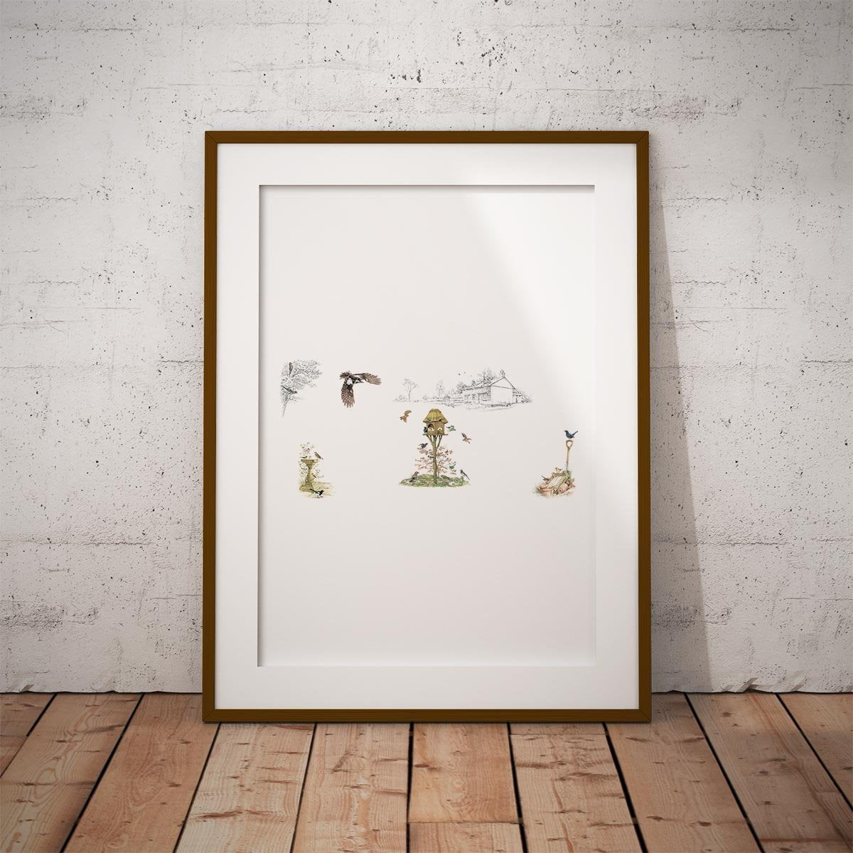 Birds of the Garden Wall Art Print - Countryman John