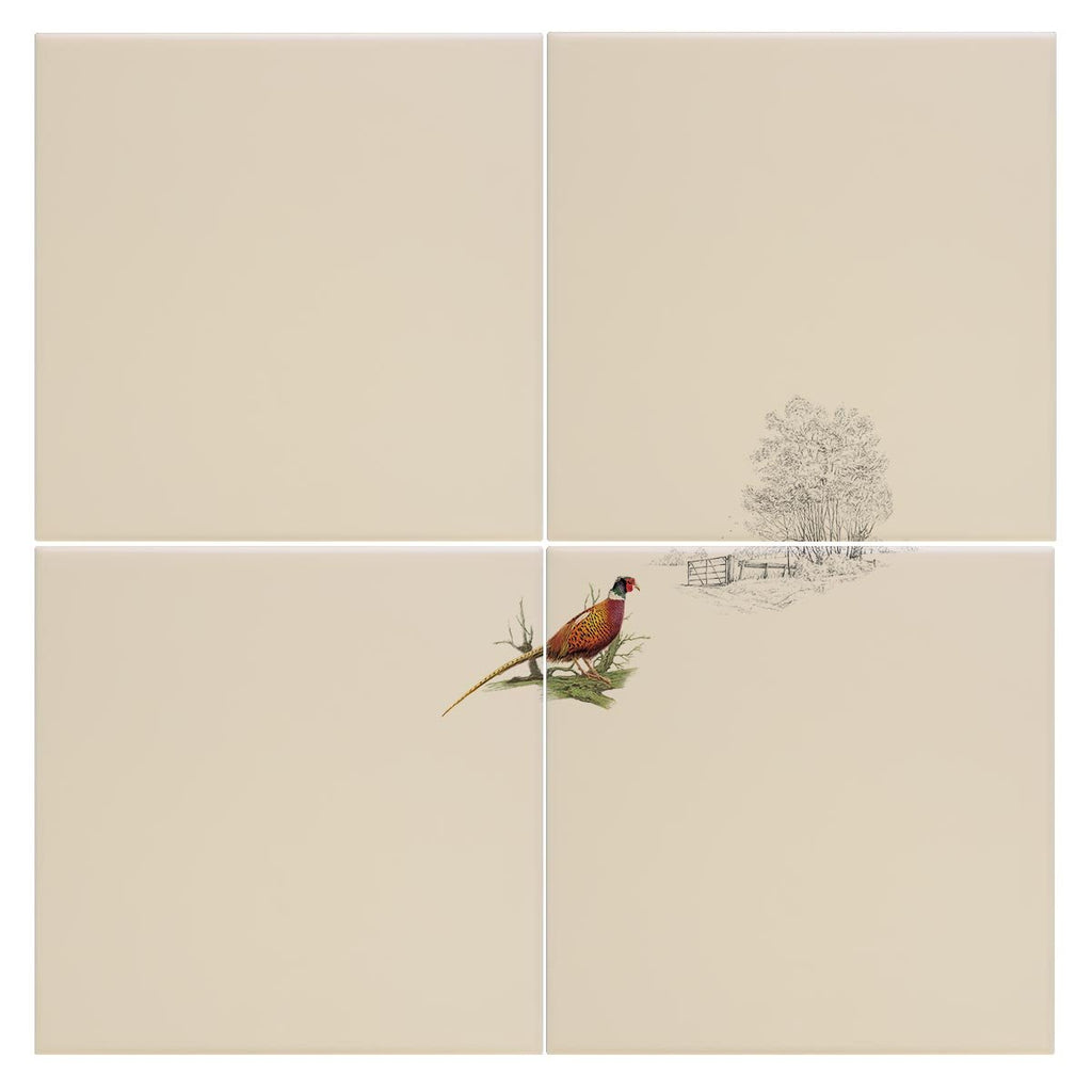 Pheasant Alone Tile - Countryman John