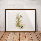 Bird Bath Wall Art Print - Countryman John